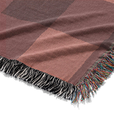 Buffalo Plaid Deep Red Mockup Woven Detail