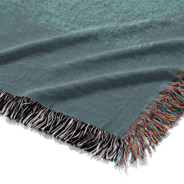 Micah Watercolor Blue & Teal Mockup Woven Detail