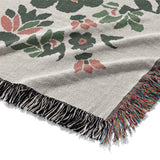 Georgiana Green & Deep Cerise Mockup Woven Detail