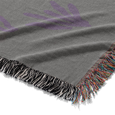 Desert Coyote Eggplant & Dusty Purple Mockup Woven Detail