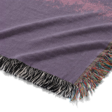 Imogen Watercolor Orange & Purple Ombre Mockup Woven Detail