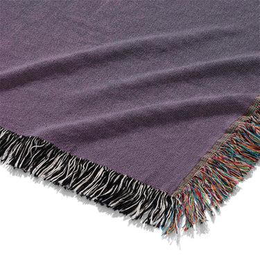 Keanu Watercolor Deep Purple Ombré Mockup Woven Detail