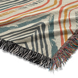 Boden Orange & Blue Mockup Woven Detail