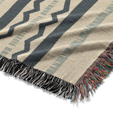 Osage Blue & Orange Mockup Woven Detail