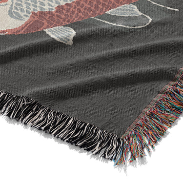 Koi Pond Charcoal Mockup Woven Detail