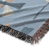 Breezy Pinwheels Mockup Woven Detail