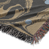 Acid Burn Brown & Carolina Blue Mockup Woven Detail