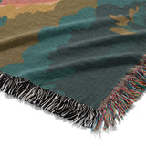 Mediterranean Cliffside Village Mockup Woven Detail