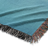 Micah Watercolor Blue & Teal Mockup Woven Detail