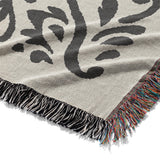 Floranna Ivory & Black Mockup Woven Detail