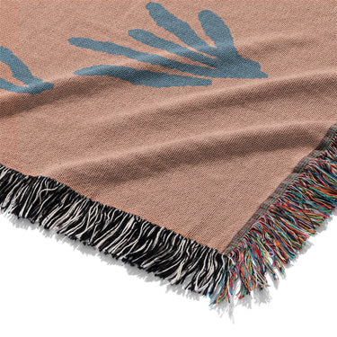Desert Coyote Denim Blue & Terracotta Mockup Woven Detail