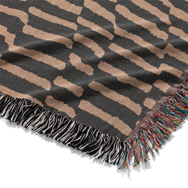 Charl Orange & Taupe Mockup Woven Detail