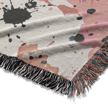 Kayla Paint Splatter Mockup Woven Detail