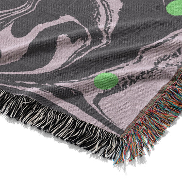 Acid Burn Purple & Green Mockup Woven Detail