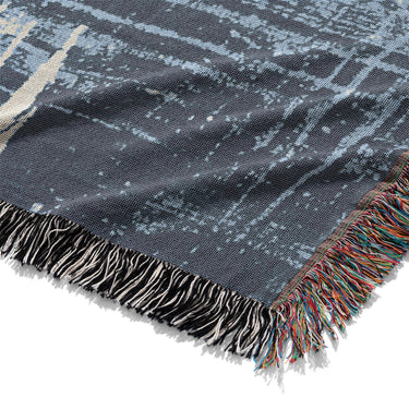 Emil Navy Blue Mockup Woven Detail