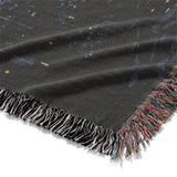 8 Bit Uptown Twilight Skyline Mockup Woven Detail