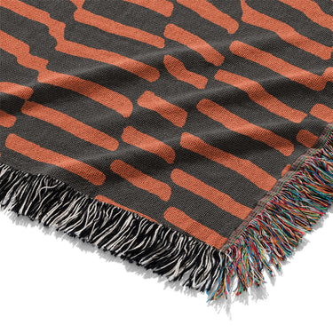 Charl Orange & Taupe Mockup Woven Detail