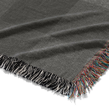 Buffalo Plaid Charcoal Black Mockup Woven Detail