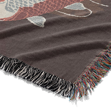 Koi Pond Brown Mockup Woven Detail