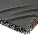 Keanu Watercolor Charcoal Ombre Mockup Woven Detail