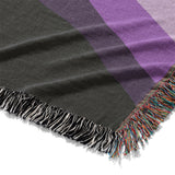 Sinuous Purple Monochrome Mockup Woven Detail