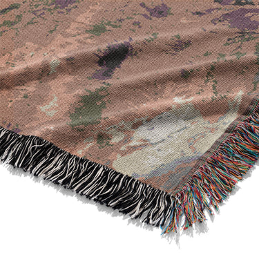 Shoshone Falls of the Great Idaho Snake River by Thomas Moran Mockup Woven Detail