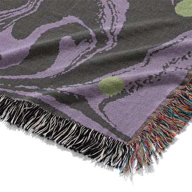 Acid Burn Purple & Green Mockup Woven Detail