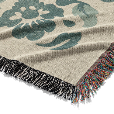 Beryl Teal & Orange Mockup Woven Detail