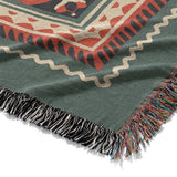 Solano Sage & Terracotta Mockup Woven Detail