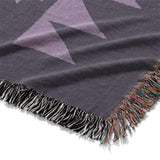 Reyno Lilac & Eggplant Mockup Woven Detail