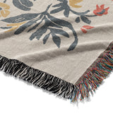 Corriana Navy & Red Mockup Woven Detail