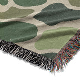 Duck Camo Green Mockup Woven Detail