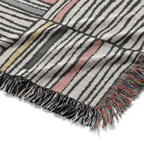 Atticus Multicolor Crosshatch Mockup Woven Detail