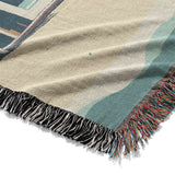 Art Deco Beach Mockup Woven Detail