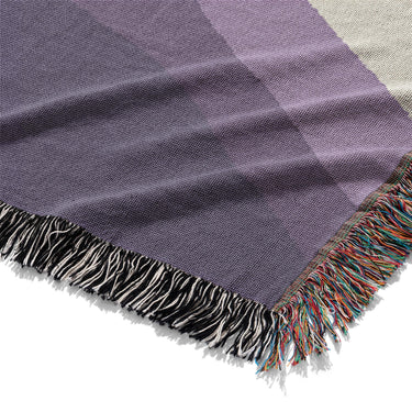 Sinuous Purple Monochrome Mockup Woven Detail