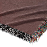 Keanu Watercolor Deep Red Ombré Mockup Woven Detail