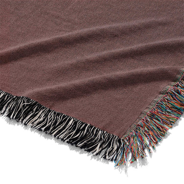Keanu Watercolor Deep Red Ombré Mockup Woven Detail
