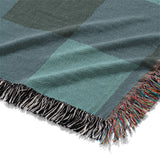 Buffalo Plaid Deep Teal Mockup Woven Detail