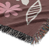 Topanga Burgandy & Pink Mockup Woven Detail