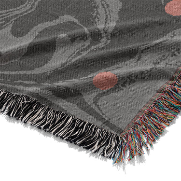Acid Burn Greige & Infrared Mockup Woven Detail