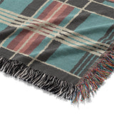 Ferguson Plaid Teal Red Mockup Woven Detail