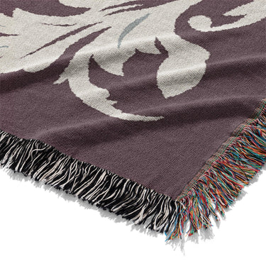Aubrey Maroon & Light Blue Mockup Woven Detail