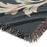 Aubrey Navy & Teal Mockup Woven Detail