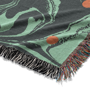 Acid Burn Teal & Orange Mockup Woven Detail