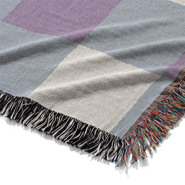 Buffalo Plaid Lilac Mockup Woven Detail