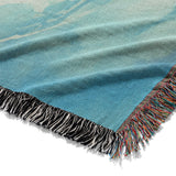 Zephyr Watercolor Azure Blue Mockup Woven Detail