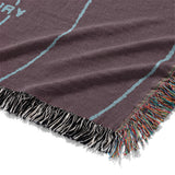 Solar System Burgandy & Powder Blue Mockup Woven Detail