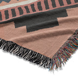 Mehdi Blue & Orange Mockup Woven Detail