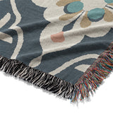 Merrin Blue & Ivory Mockup Woven Detail