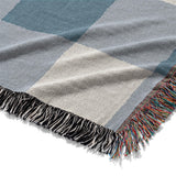 Buffalo Plaid Steel Blue Mockup Woven Detail